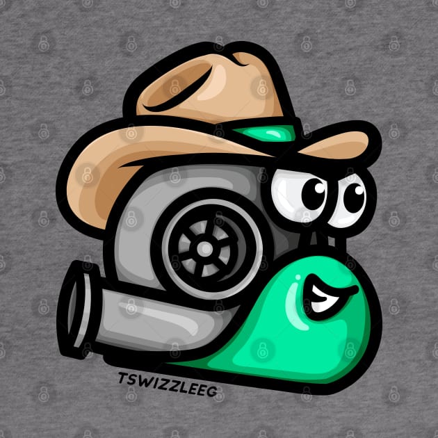 Turbo Snail - Cowboy (Mint) by hoddynoddy